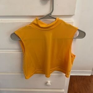 Vibrant Yellow Sleeveless Women's Top